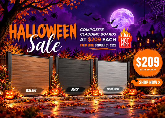 Halloween Composite Fence Sale 2026: Save on Premium Privacy Fence Panels