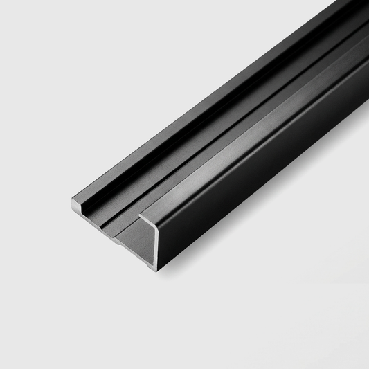 5/16 aluminum end cap trim long 118 inch wall panel edge trim