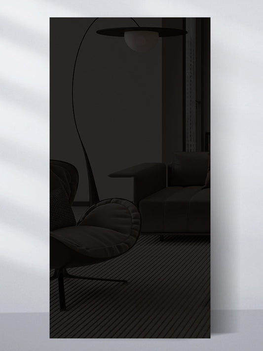 Black Mirror Wood Veneer Panel – 9x4 ft, 8 mm, Fireproof, Waterproof & Scratch-Resistant