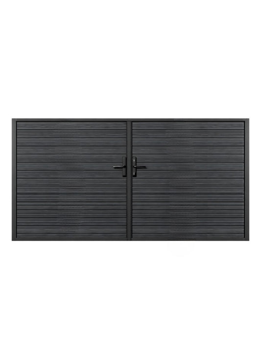 Aluminum Premium Fence Gate 12x6 – Modern, Heavy Duty, Full Privacy