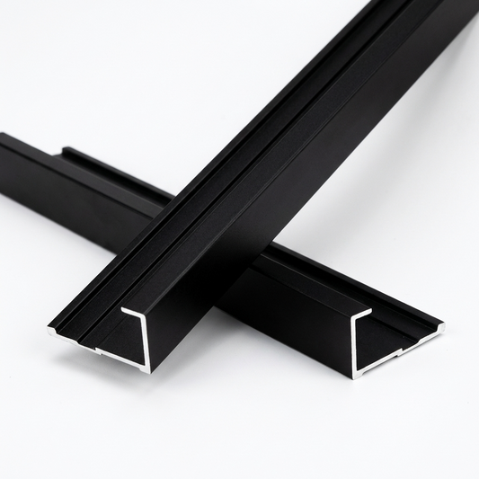 Aluminum alloy end cap trim 5/16 x 118 inch for wall panels