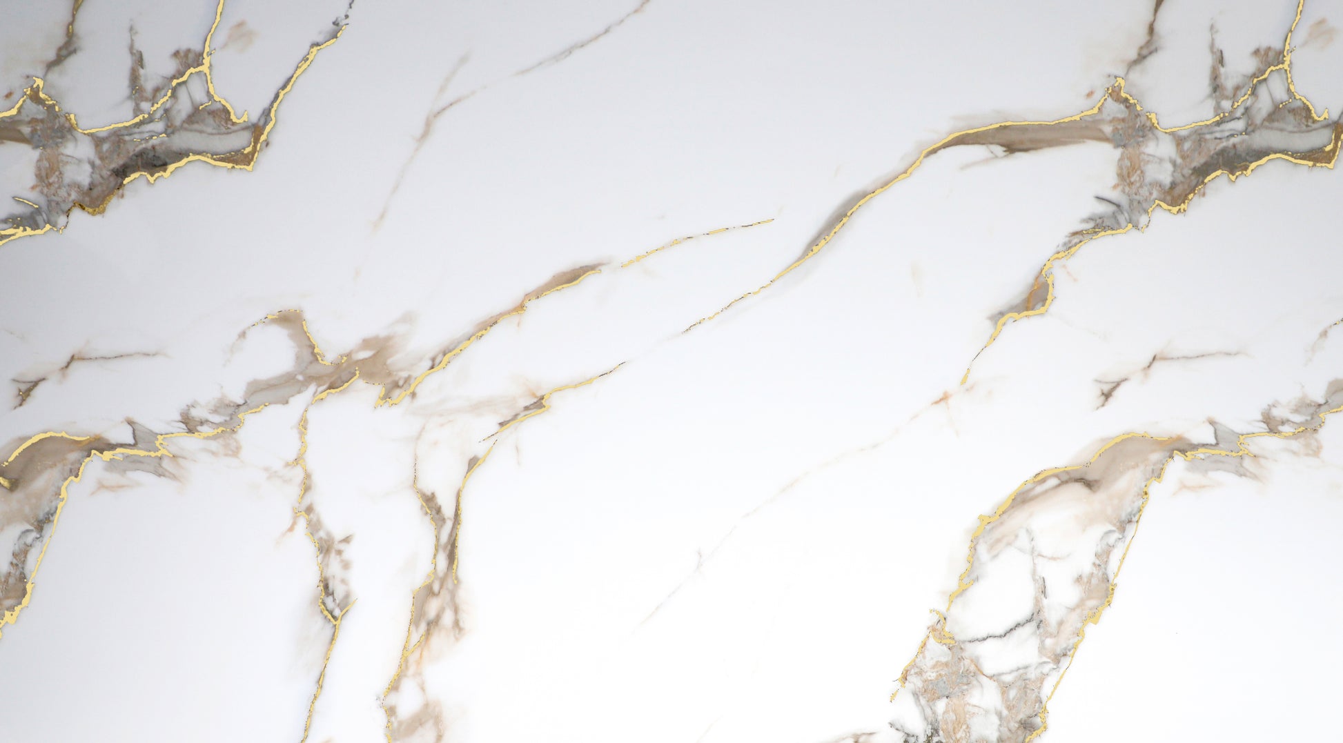 Calacatta Oro Gold Marble UV Protected PVC Wall Panel - Full