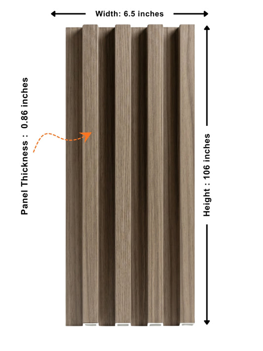 Premium Ask Wood Fluted Wall Panels for Contemporary Wall Décor