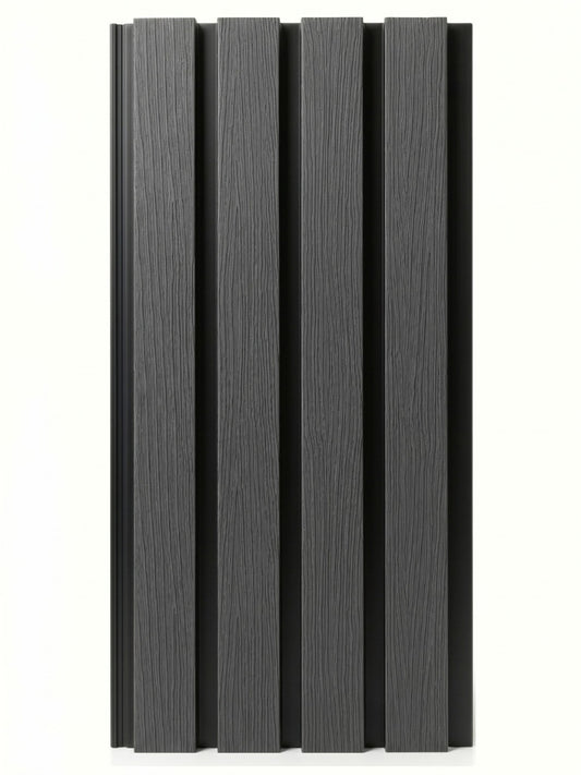 Black and Gray Composite Exterior Cladding