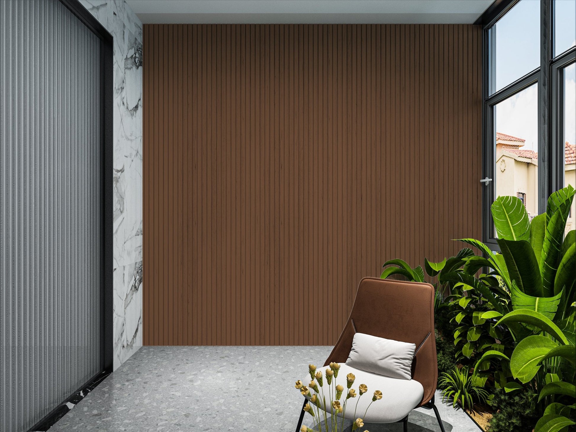 Brown Composite Wide Exterior Cladding