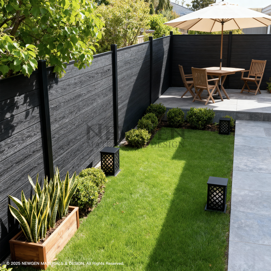 Backyard multi color composite fence bundle