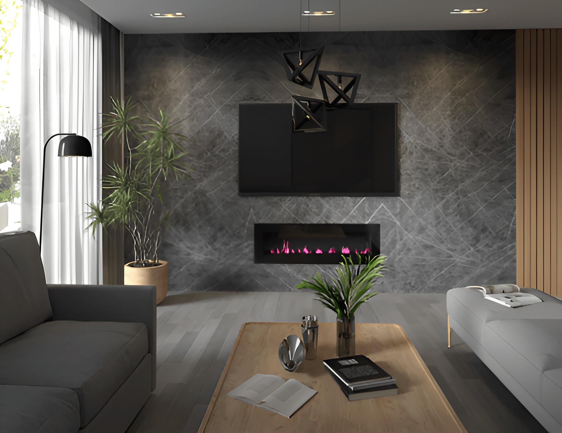 Dark Gray Marble PVC Panel
UV Protected PVC Wall Panel
Fireproof Waterproof Wall Panel
4x8 ft Marble Wall Panel
Modern Gray PVC Wall Cladding