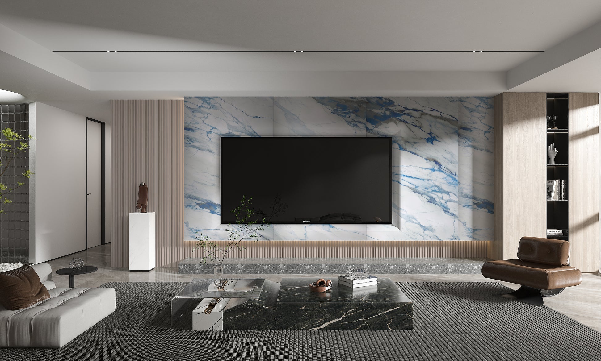 Large 4x8 ft marble PVC panel
Fireproof waterproof PVC wall panel