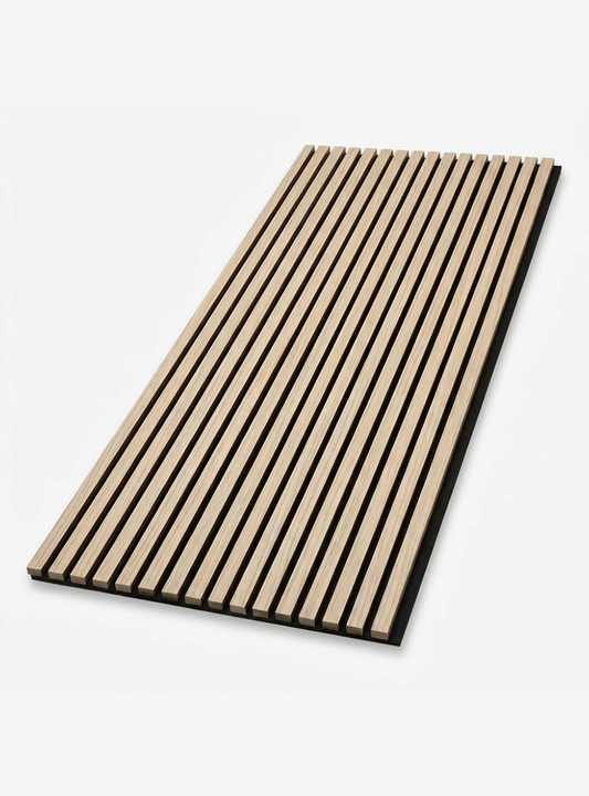 Light Oak Acoustic Wood Slat Wall Panel