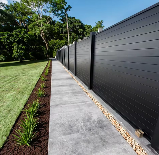 Black Aluminum Fence Wholesale Discounted Price - 72" x 72"
