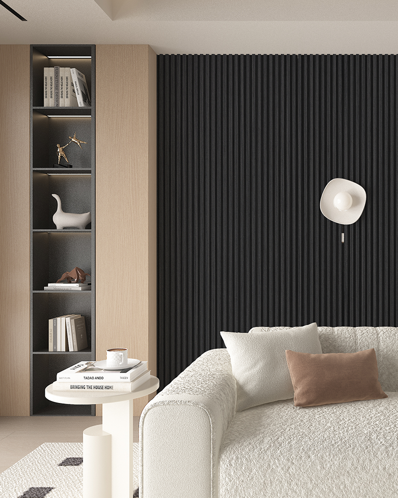 WPC Slat Fluted Wall Panels for Stylish Interiors