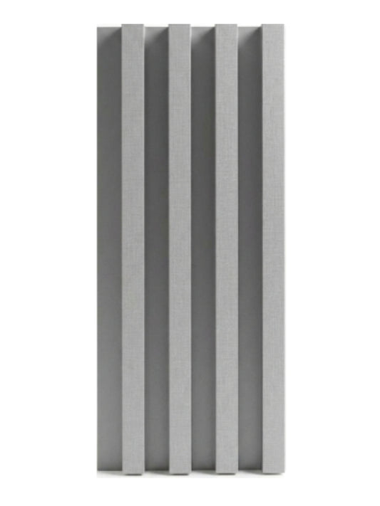 White linen WPC Fluted 3D Wall Panels | 42.9 sq. ft./Box