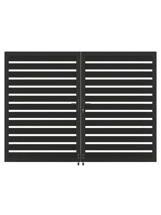 Aluminum Premium Fence Gate 8x6 – Modern, Heavy Duty, Semi Privacy