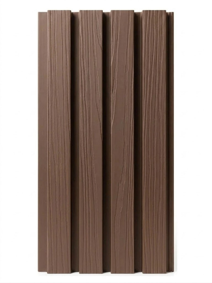 Dark Brown Composite Wide Exterior Cladding | 5 PC/Box (32.7 sq ft