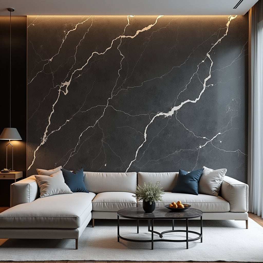 Dark Gray Marble PVC Panel
UV Protected PVC Wall Panel
Fireproof Waterproof Wall Panel
4x8 ft Marble Wall Panel
Modern Gray PVC Wall Cladding