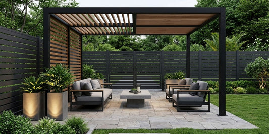 Aluminum Gate Panels for Driveways, Backyards & Modern Entryways