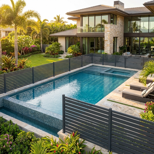 Comparing Aluminum, Composite, and PVC Fencing: Why Aluminum is the Best Choice