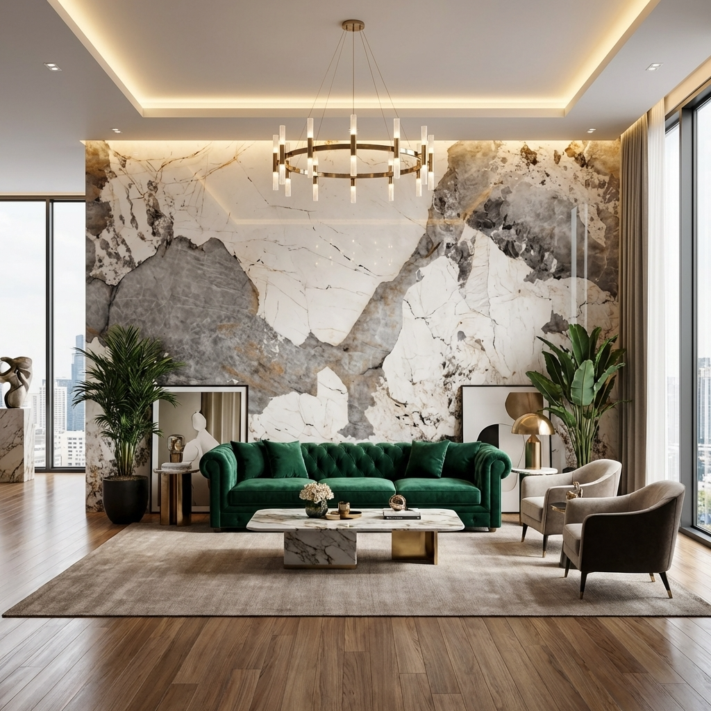 decorative veneer wall panels for  luxury interiors
