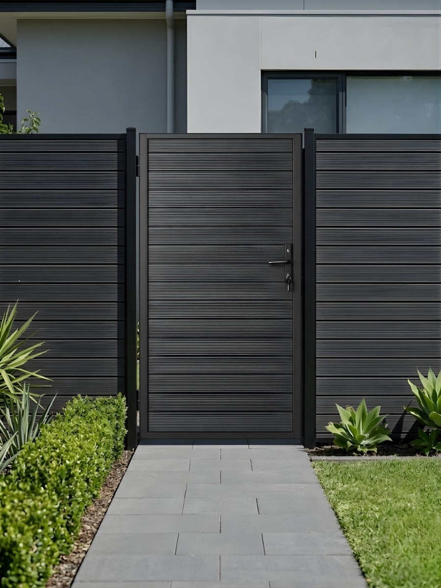 Aluminum Premium Fence Gate 4x6 – Heavy Duty, Full Privacy