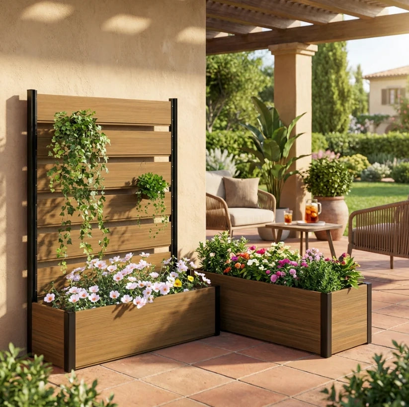 Vertical garden planter box