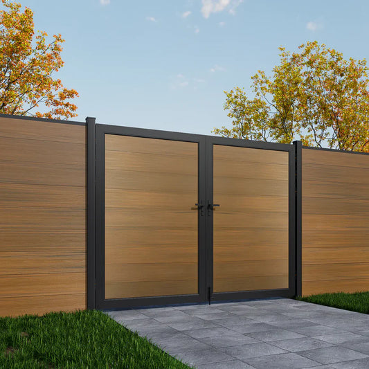Safety 10 ft. W x 6 ft. H Composite Panel Fence Gate