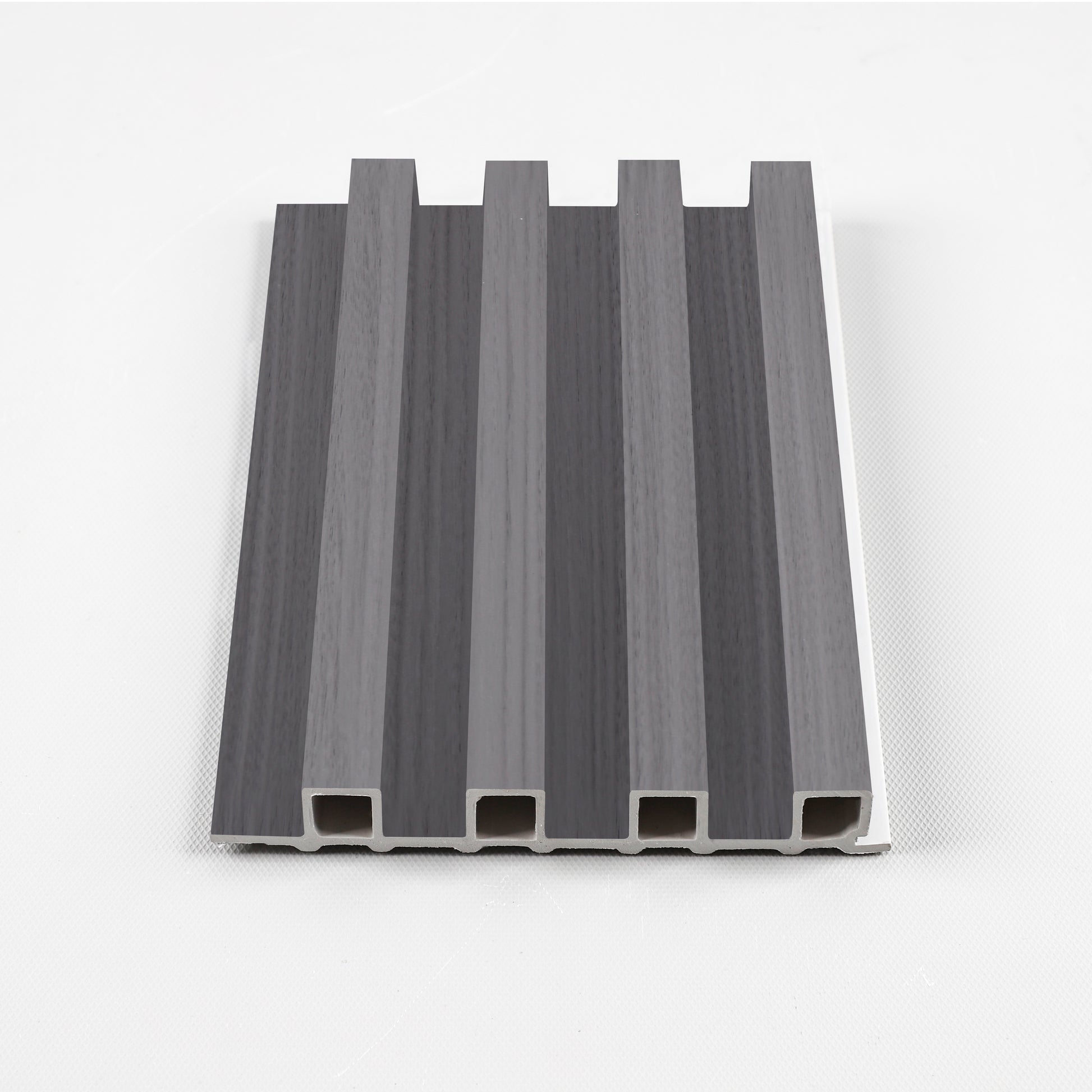 Oak Gray WPC Fluted 3D Wall Panels. NewGen Depot