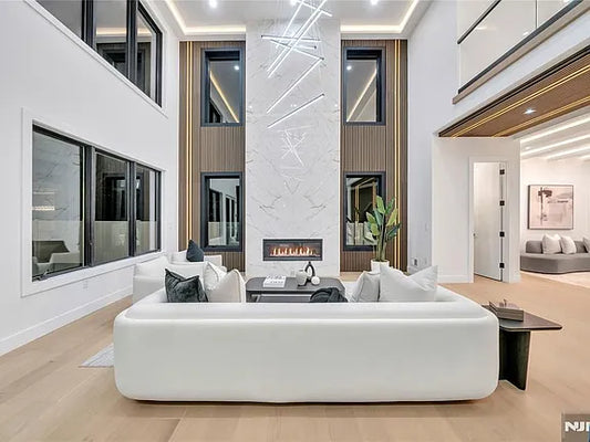 Luxury acoustic wood slat wall panel for modern home interiors