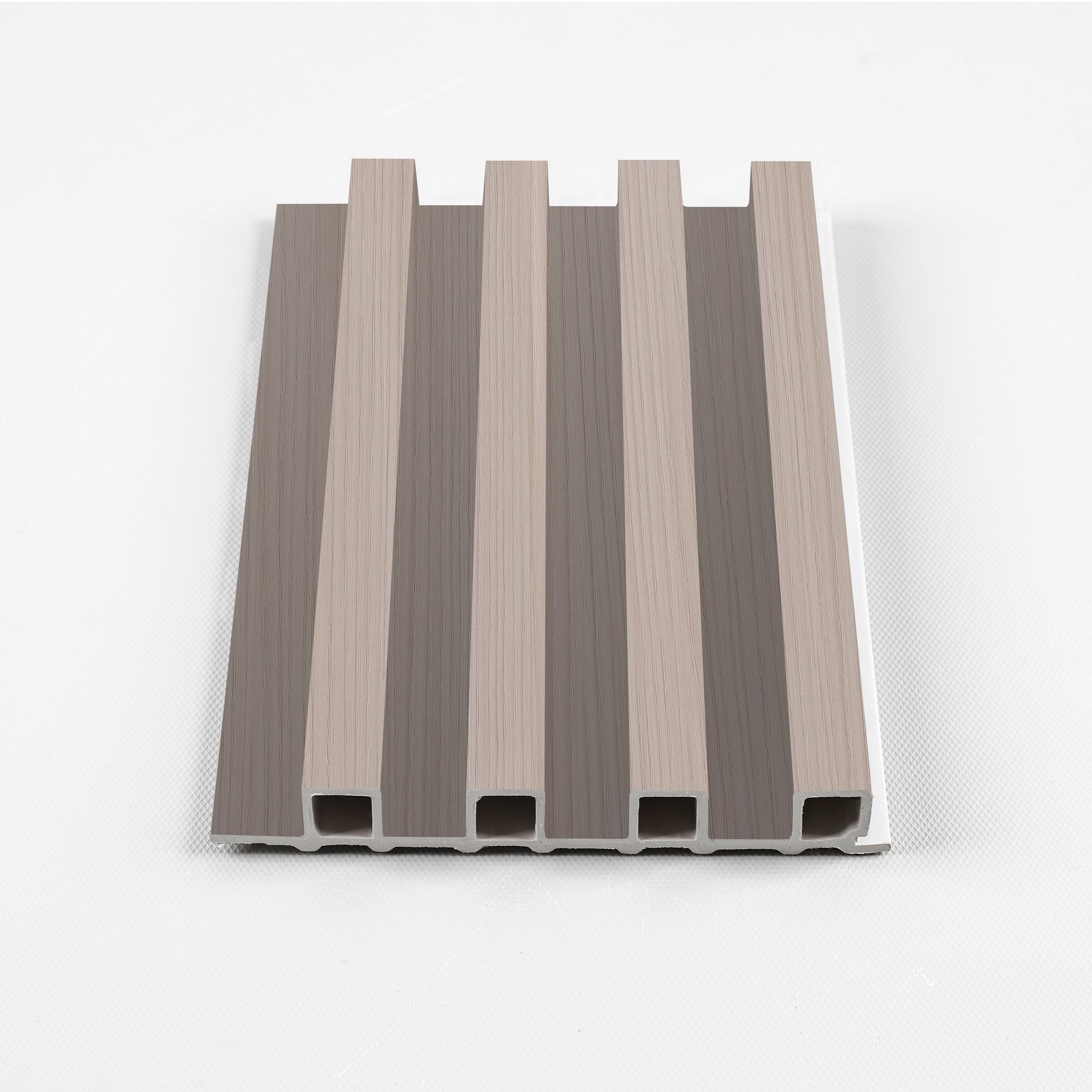 Cedar Oak WPC Fluted 3D Wall Panels. NewGen Depot