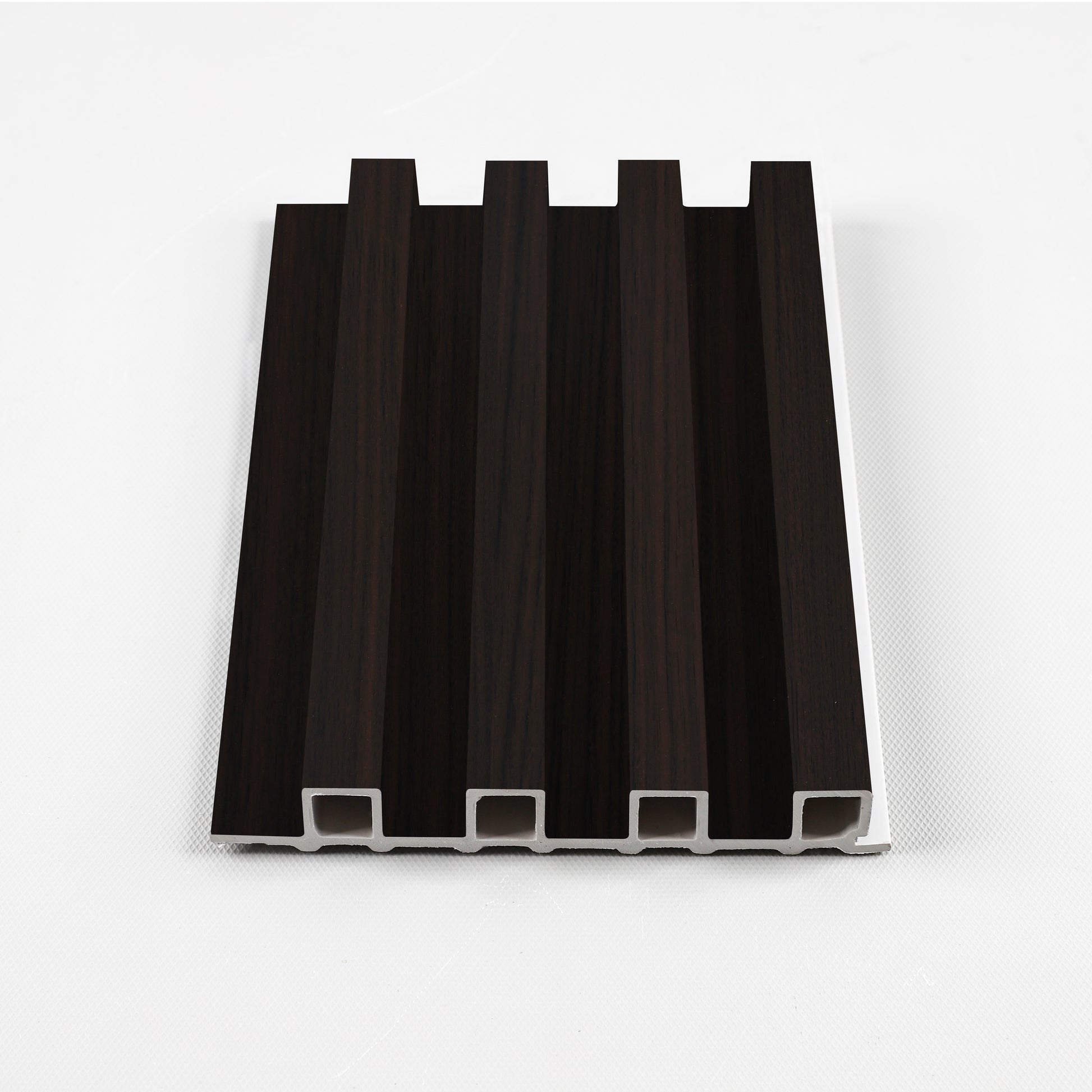 Walnut Ink WPC Fluted 3D Wall Panels. NewGen Depot