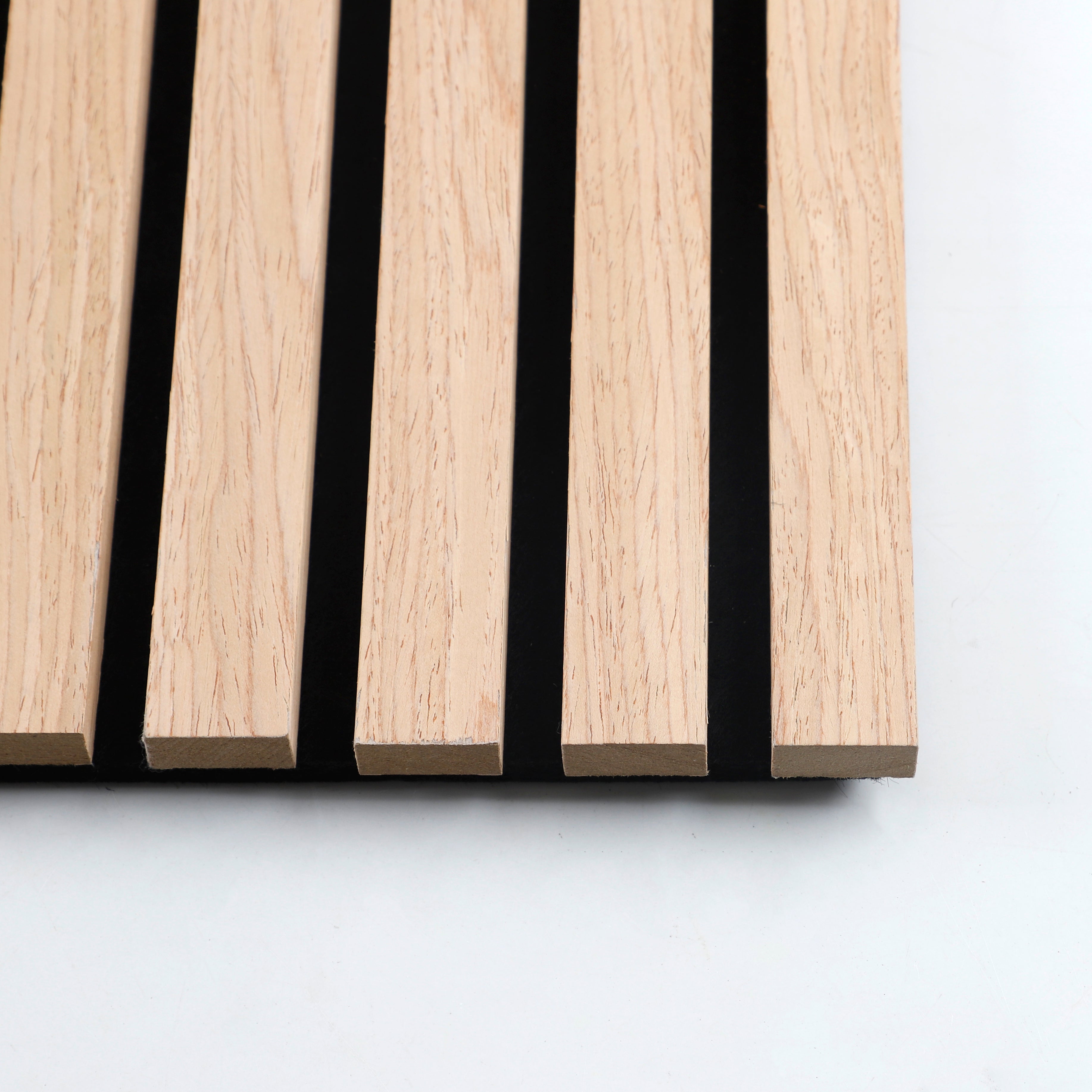 Oak Acoustic Wood Slat Wall Panel | 3-Sided Veneer – NewGen Depot