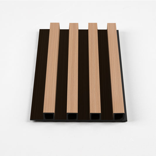 Maple Slate Black WPC Fluted 3D Wall Panels. NewGen Depot