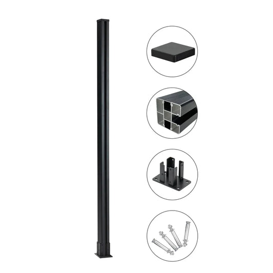 6 Ft Above Ground Fence Post - Set of 1