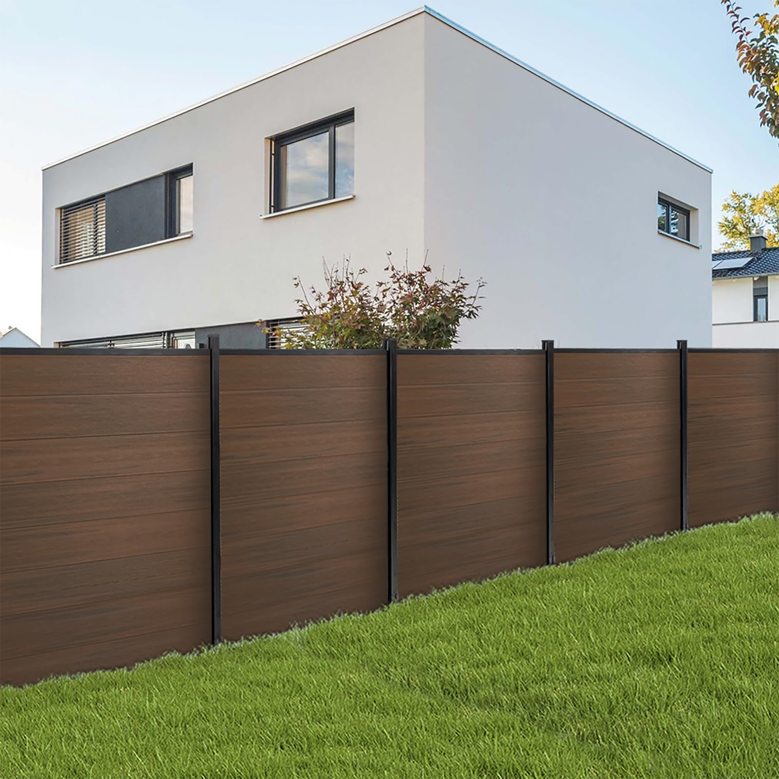 Brown Composite Fence