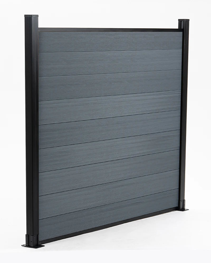 Modern light gray composite fencing panels low maintenance exterior with direct pricing