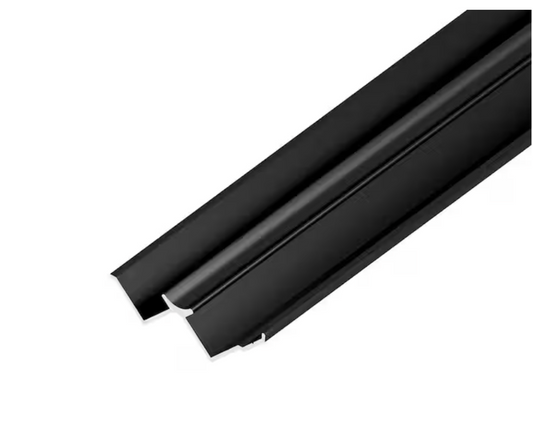 Inside Corner. Black Aluminum 8mm