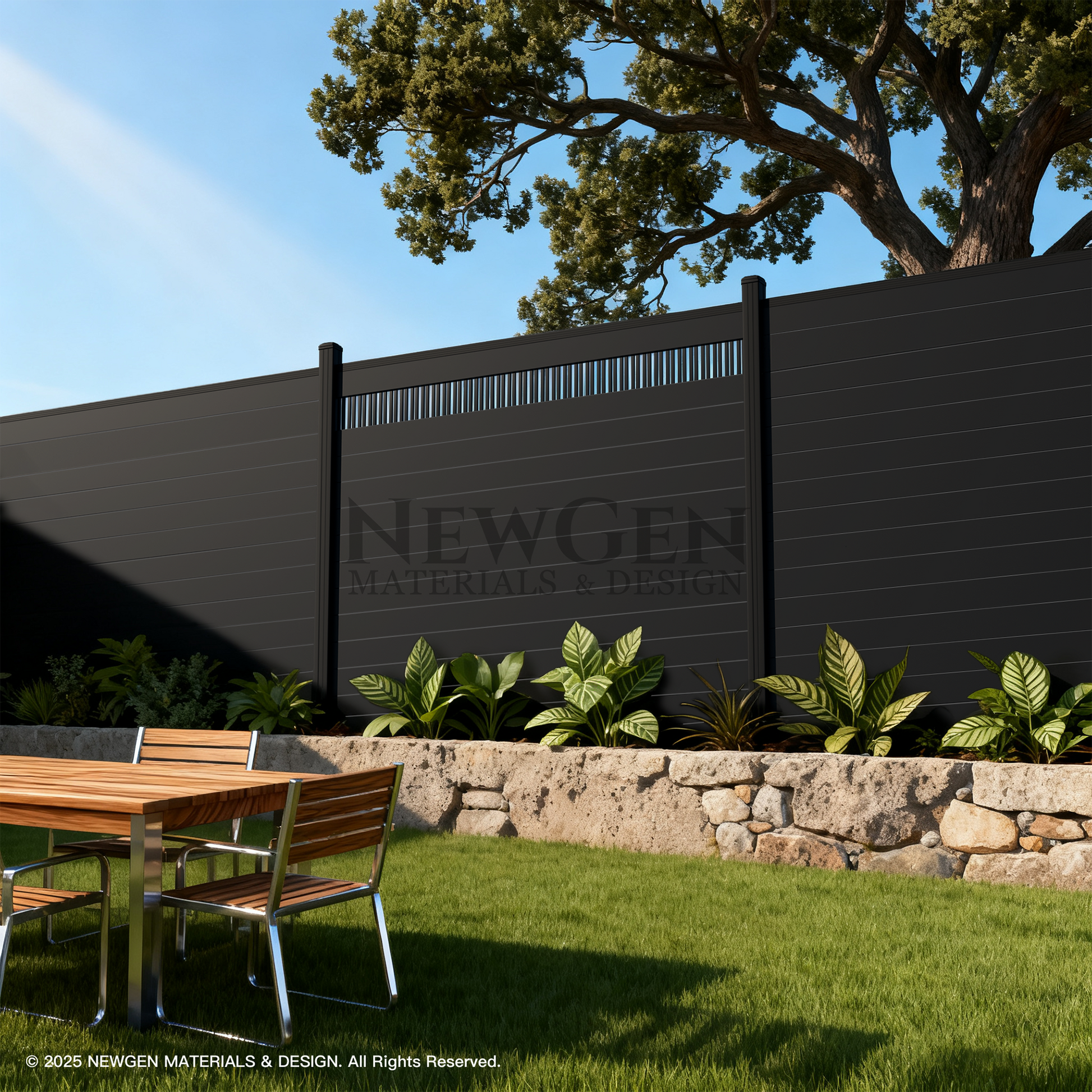 Black aluminum fence panel 72x72 wholesale discounted price