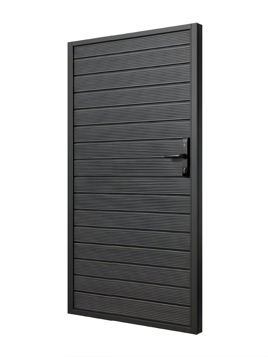 Heavy duty aluminum fence gate 3x6 modern design for residential fencing