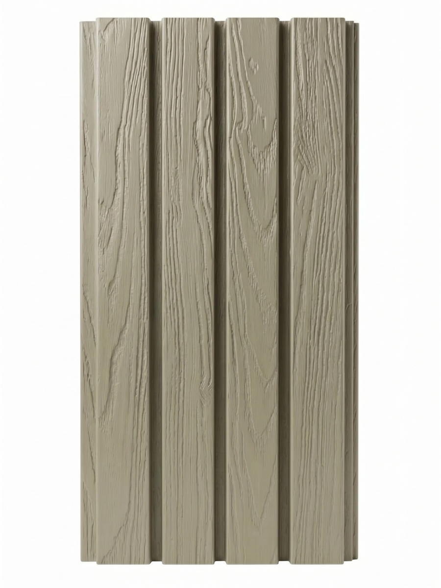 Ancient wood look composite wall panels for outdoor use