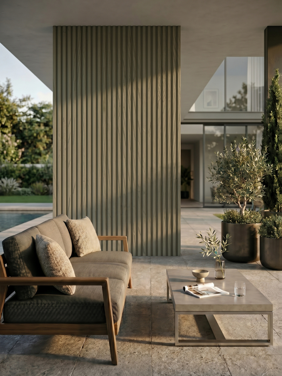 Eco friendly ancient wood composite siding boards for exterior walls