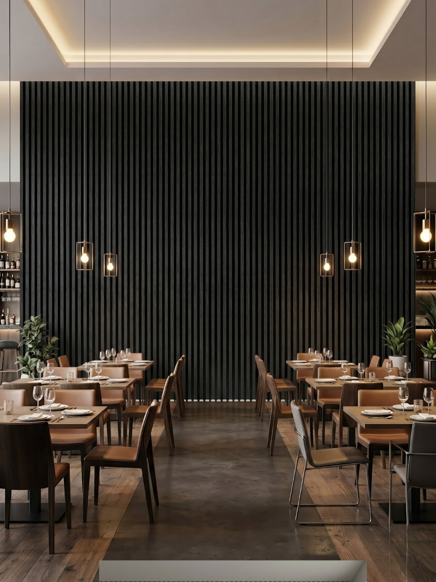 Blackwood WPC Fluted 3D Wall Panels | 48 Sq. Ft. – NewGen Depot
