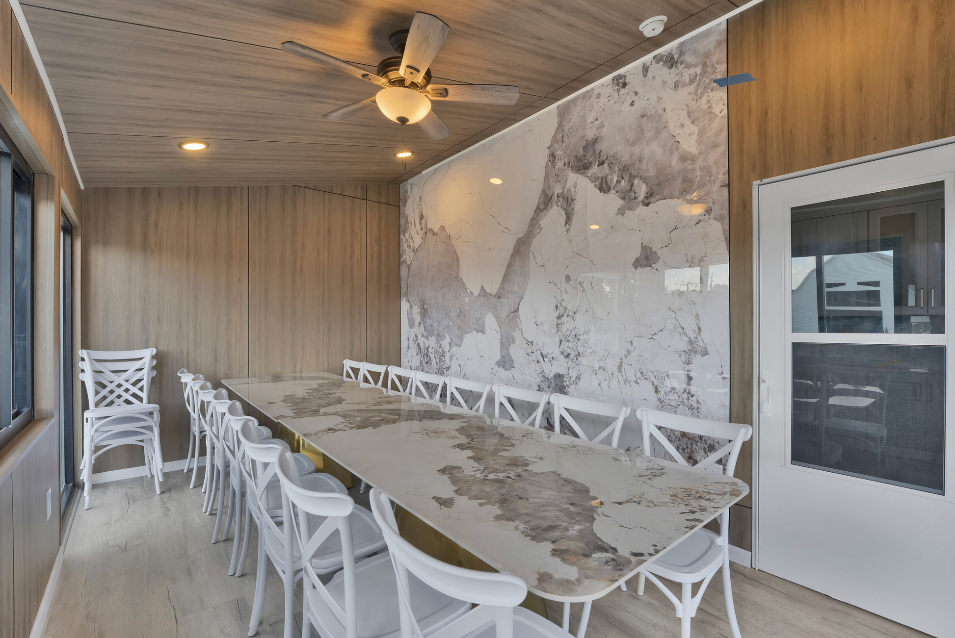 Book match Design Luxury Wall Panels 