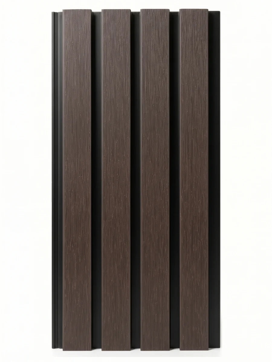Brown and Black Composite Cladding Siding Sample