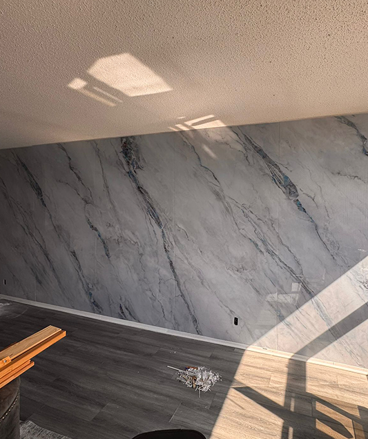 Complete Calacatta White PVC Marble Wall Finish – NewGen Depot