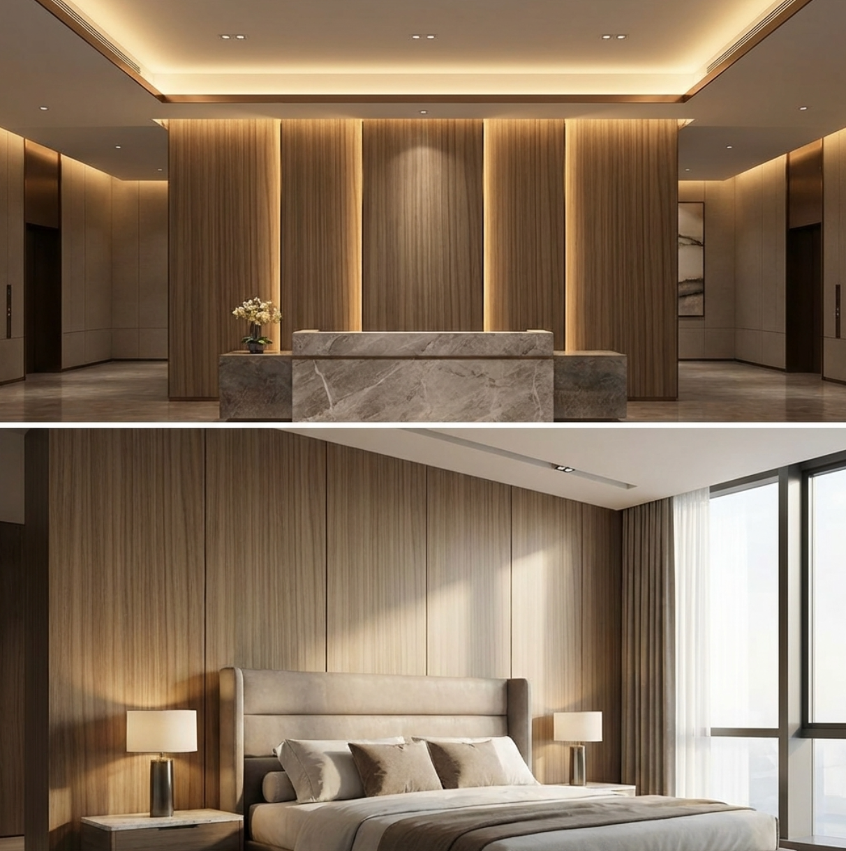 Commercial Wall panel for Hotels and Residential Apartments 