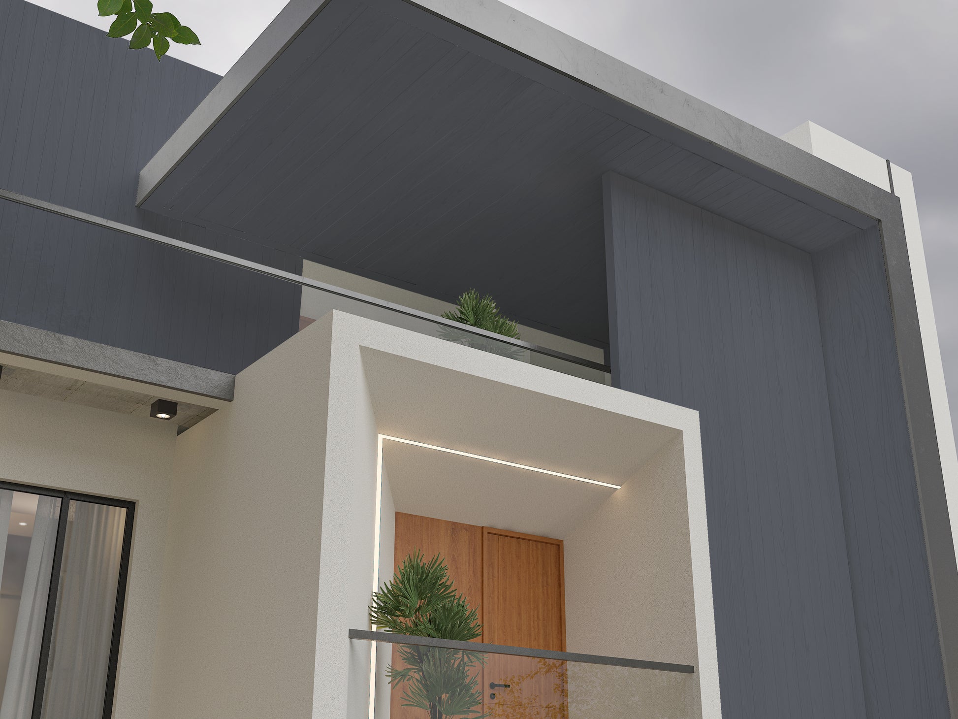 Gray Composite Exterior Cladding Boards