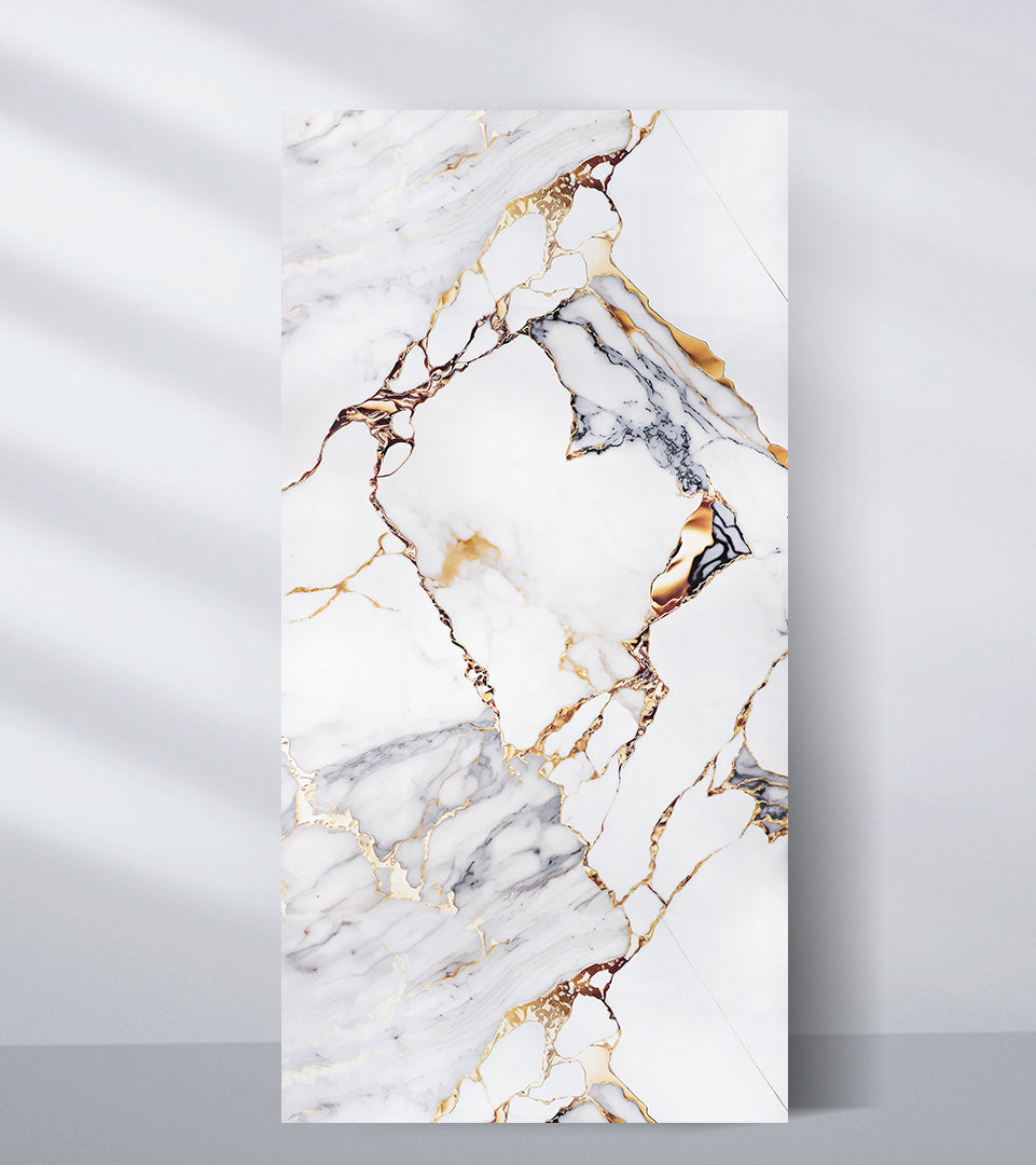 PVC Marble Sheet NewGen Depot Covelano Luxe Gold Marble