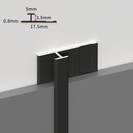 Aluminium Trim Connector for PVC Marble Sheets 