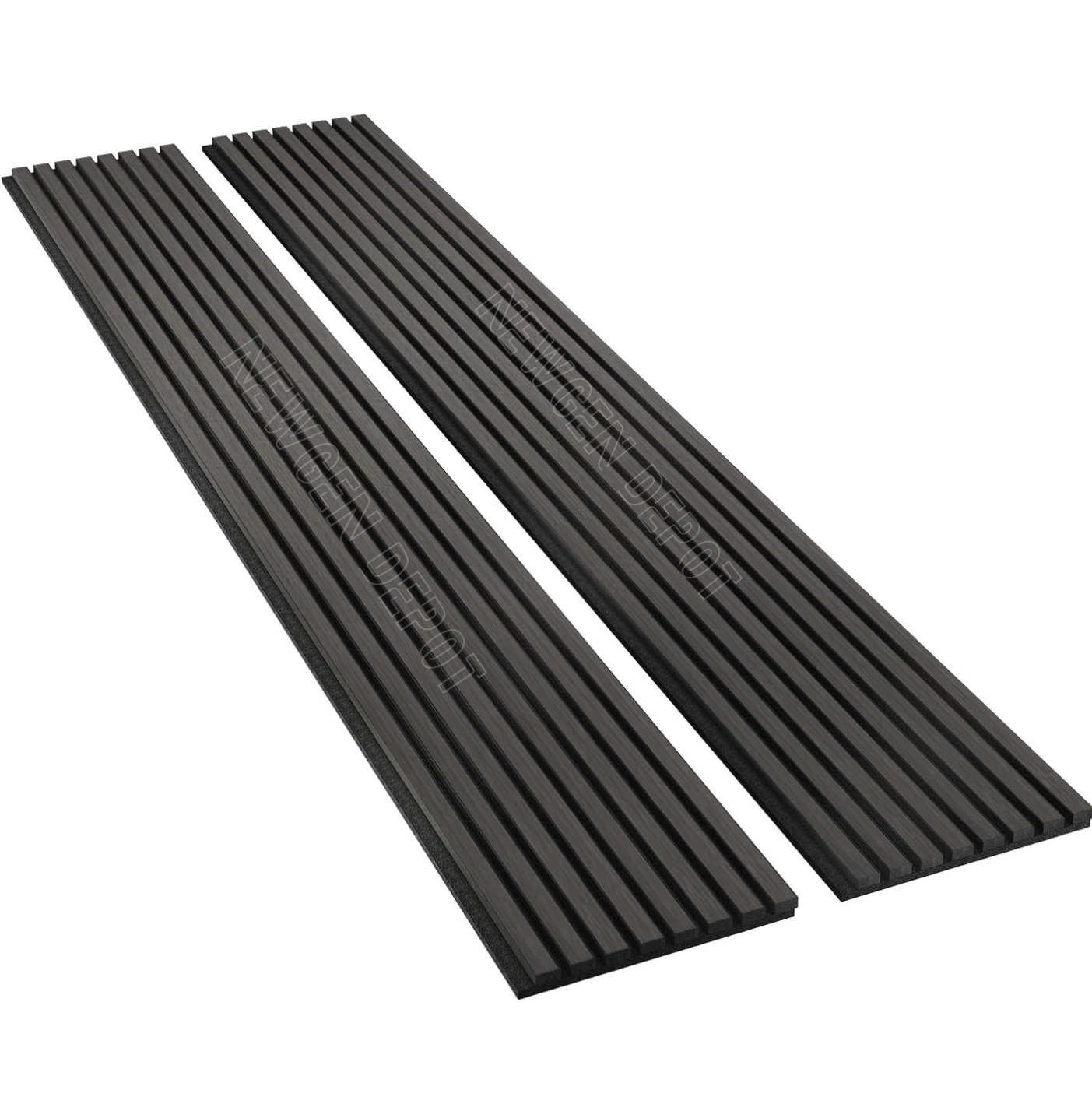 Koto Gray Wood Slat Acoustic Wall Panels