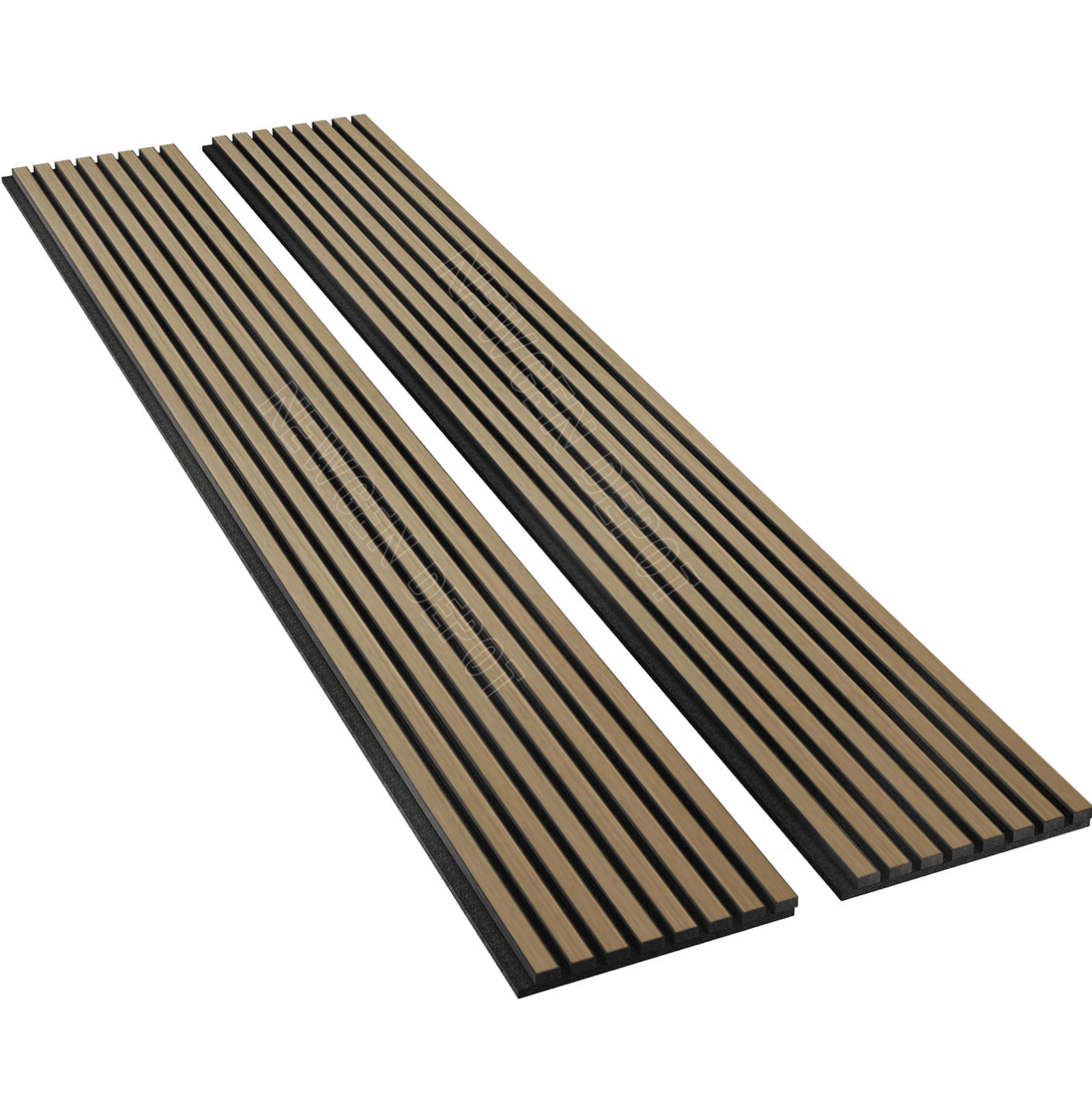 Luxury Oak Acoustic Slat Wall Panels. NewGen Depot 
