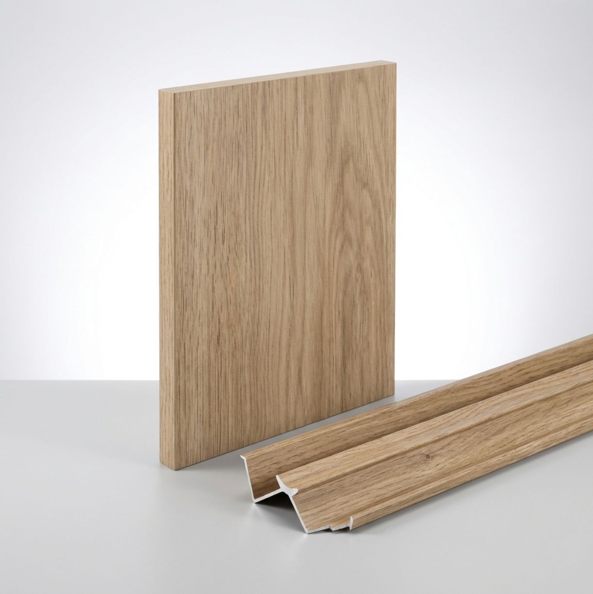 Matching wood  Aluminum Trim 